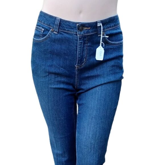 43638...Croft&Barrow Straight leg Jeans Size 10Avg - Picture 1 of 5